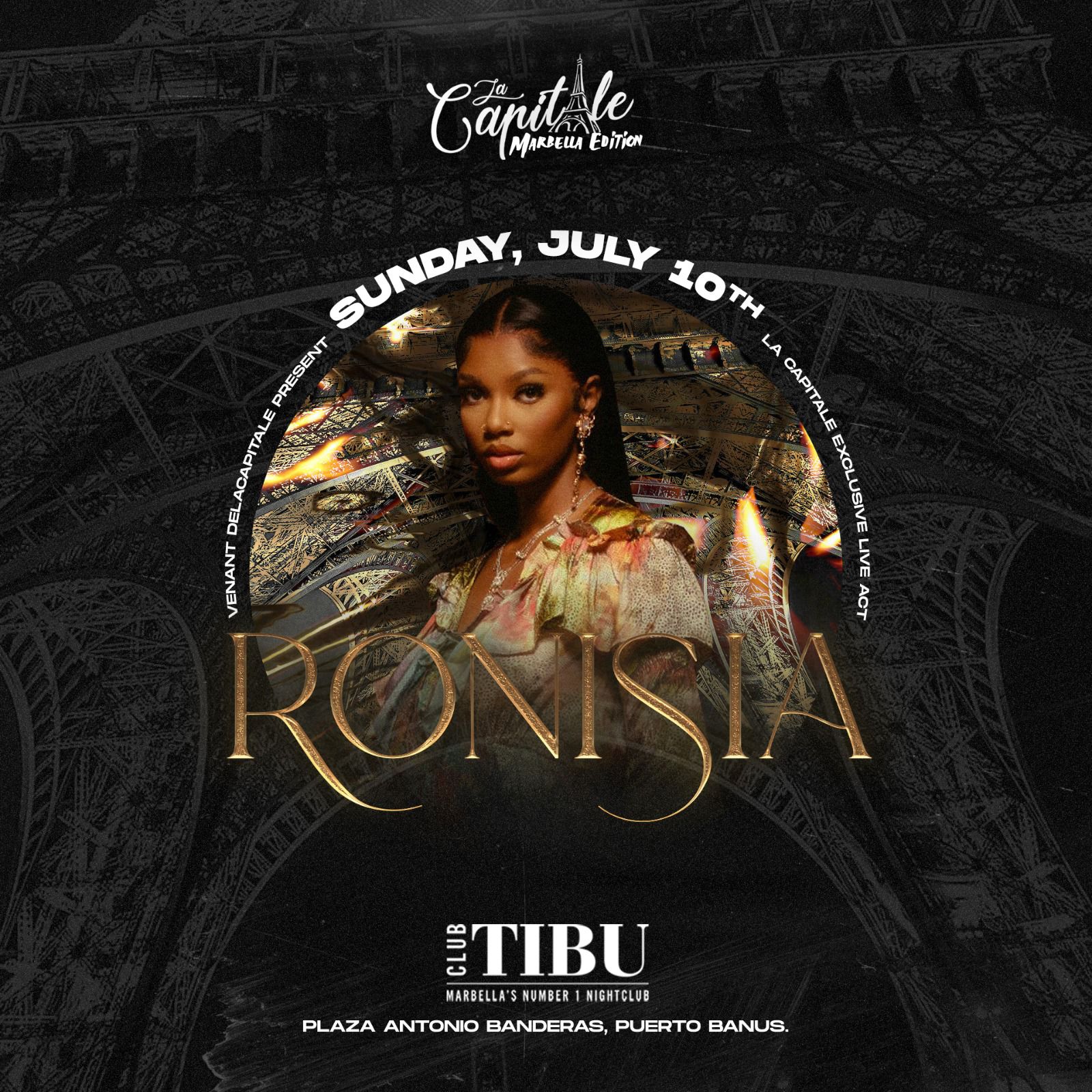 Ronisia - Sunday at TIBU Night Club, Marbella