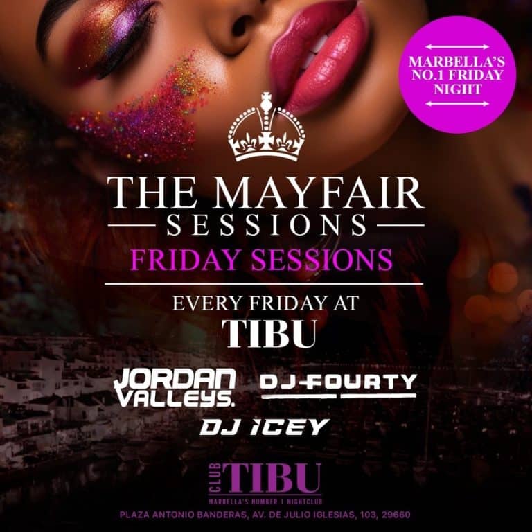 Mayfair Sessions 2024 / Friday Sessions / TIBU Night Club / DJ Jordan Valleys, DJ Fourty, DJ Icey.